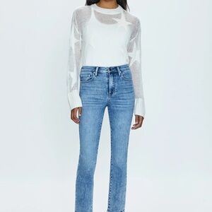 Pistola Madi High Rise Modern Slim in Silver Lake